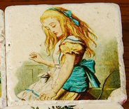 Alice in Wonderland Stone Coaster Alice in Wonderland Stone Coaster